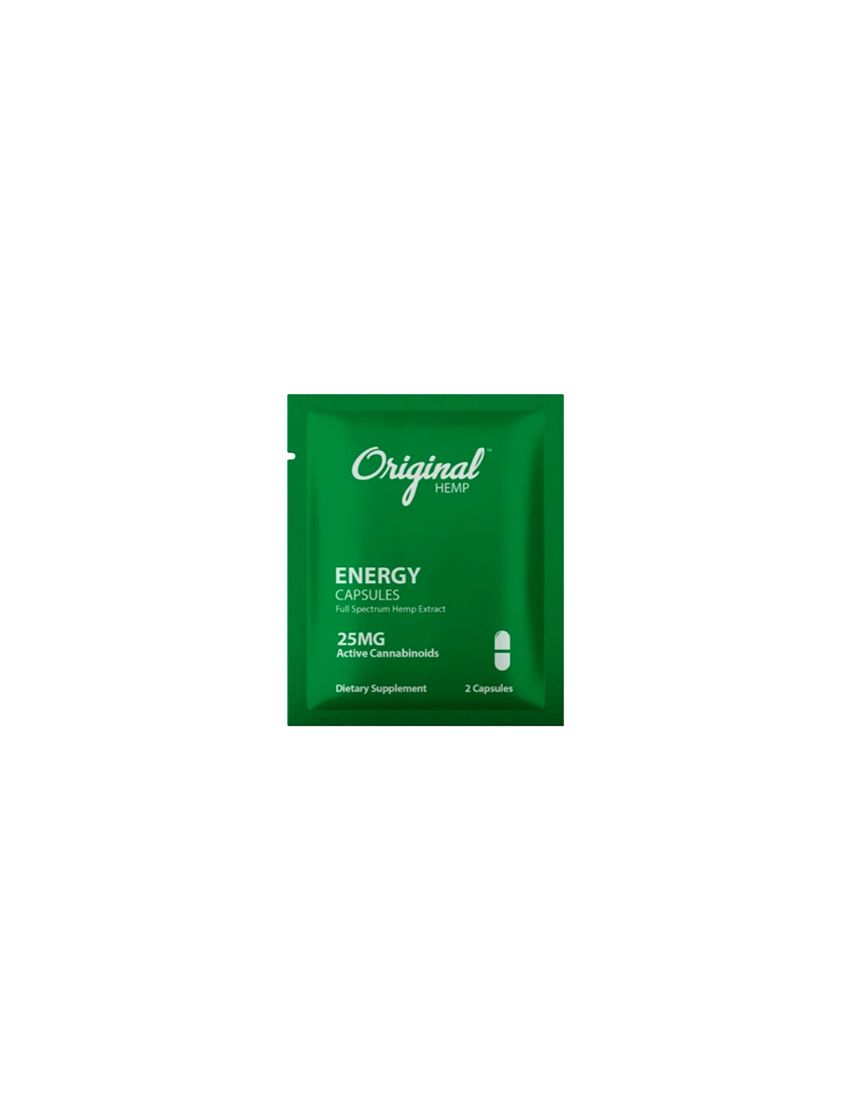 Original Hemp Energy Capsules 25mg